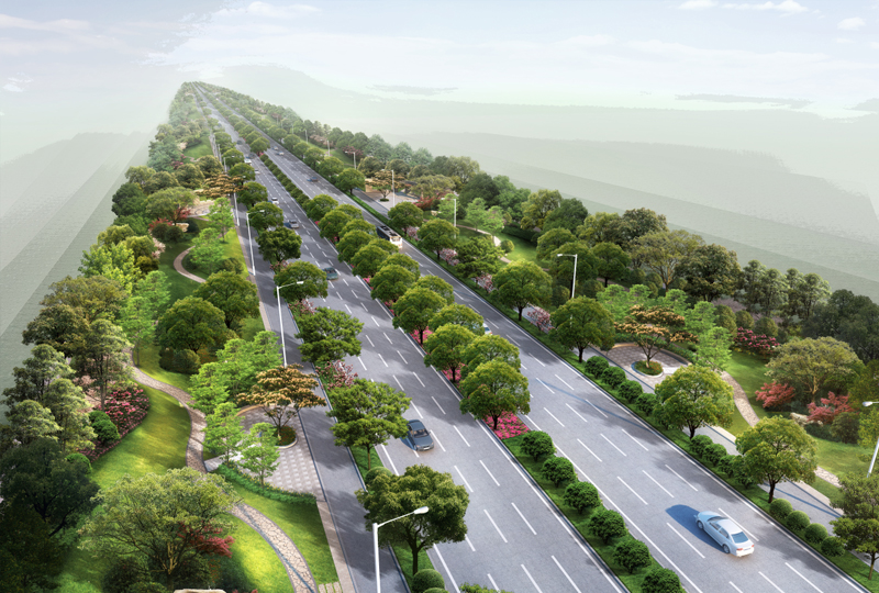 鄭州航空港經(jīng)濟綜合實驗區(qū)會展路二期道路